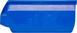 Ящик (лоток) пластиковый сплошной, 350x230x150 мм, 12.08 л, синий [5003]