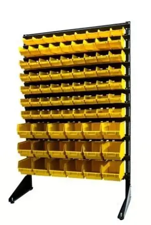 Стеллаж с пластиковыми ящиками 1501-1/6/3 G