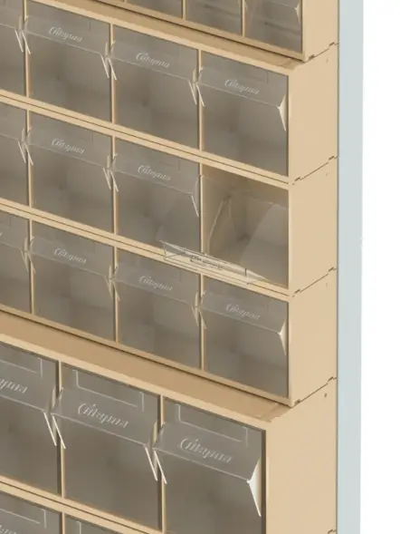 Стойка бежевая настенная Стелла-техник 402-03-03-03-B