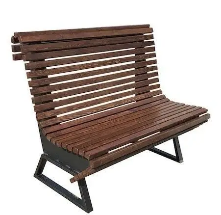 Скамейка стальная «Аллегория» 0,6 м (кресло)