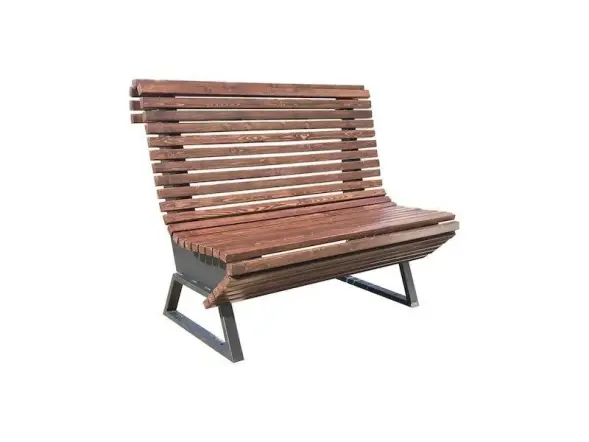 Скамейка стальная «Аллегория» 0,6 м (кресло)