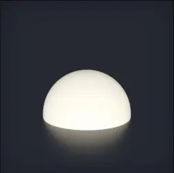 Полусфера Como 500 мм с подсветкой Подсветка: RGB/W, ландшафтное крепление