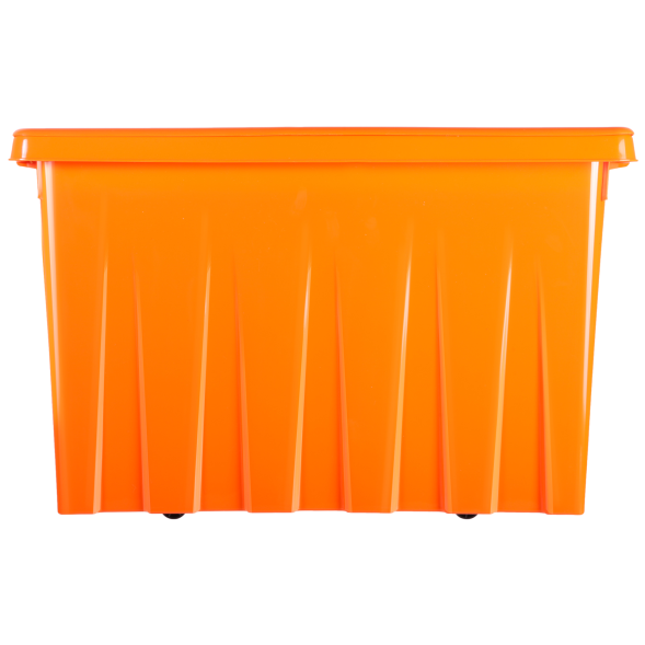 Контейнер с крышкой и клипсами Rox Box Original, 70 л, 580x390x360 мм, оранжевый [070-00.12]