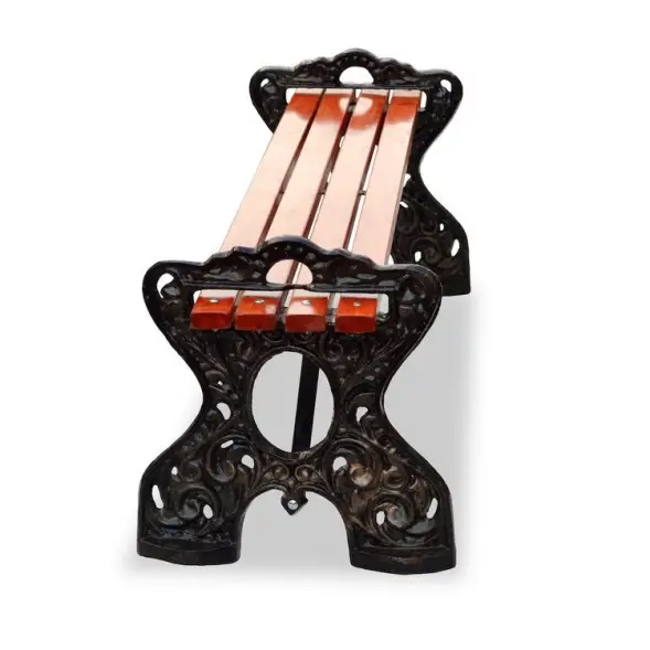 Банкетка чугунная «Камелия» 3,0 м (3 опоры)