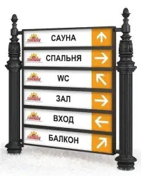 Указатель чугунный низкий арт. 397