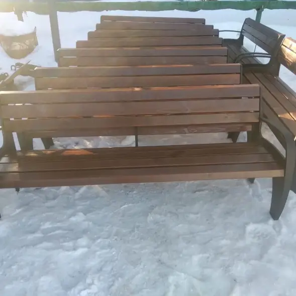 Скамейка чугунная «Волна» 1,5 м