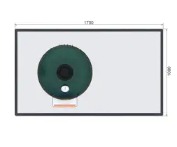 Стол для гриля «Смак» HPL плюс нержавейка