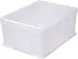Ящик пластиковый сплошной, 400×300×180 мм, 16.6 л, белый [702.03.02 М]