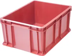 Ящик пластиковый сплошной, 400×300×180 мм, 16.6 л, белый [702.03.02 М]