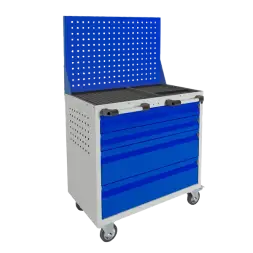 Тележка инструментальная WDS-4 с экраном [15998]