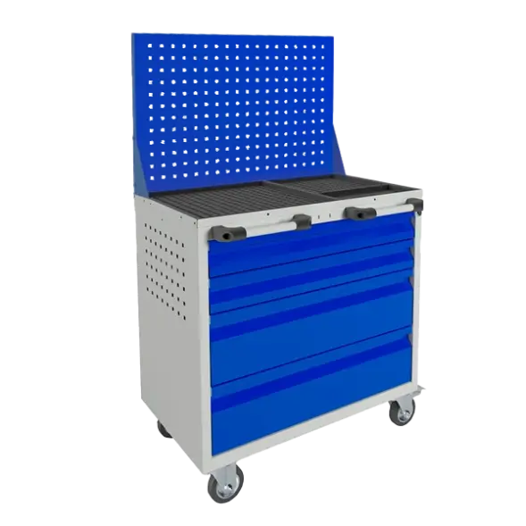 Тележка инструментальная WDS-4 с экраном [15998]