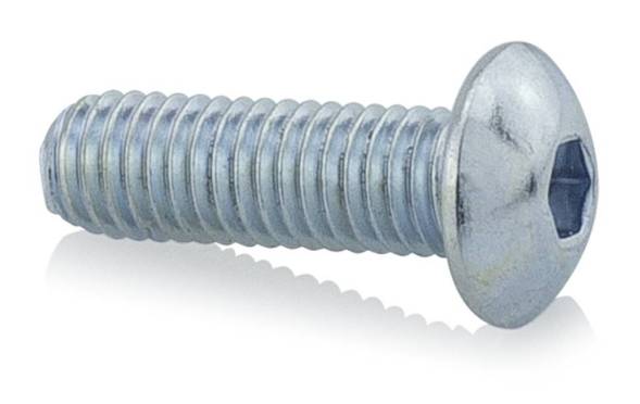 Винт с полукруглой головкой DIN 7380 для откидной ручки 0/0350/002/01