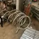 Велопарковка из нержавеющей стали «Спираль» 7 мест