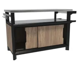 Тумба с раздвижными дверцами для гриля «Ланч 2»