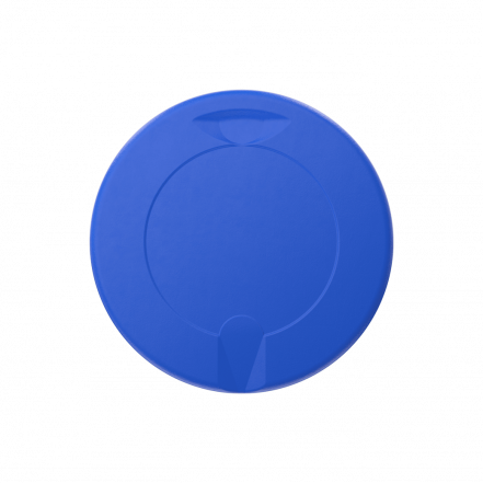 Бочка пластиковая с крышкой и металлическим обручем Open Top, 227 л, синий [БП227.02/04]