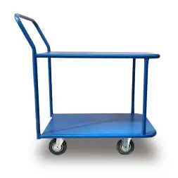 Тележка платформенная Стелла-техник КП-2-М-5-8-125-К, 2-х ярусная, 500х800 мм