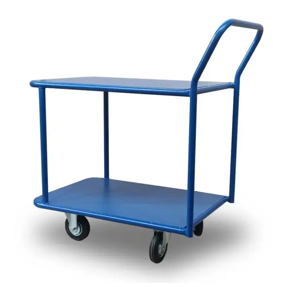 Тележка платформенная Стелла-техник КП-2-М-5-8-125-К, 2-х ярусная, 500х800 мм