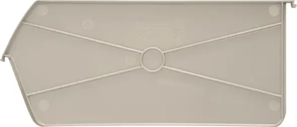 Разделитель по длине для ящика 5003 литьевой PP мм, белый