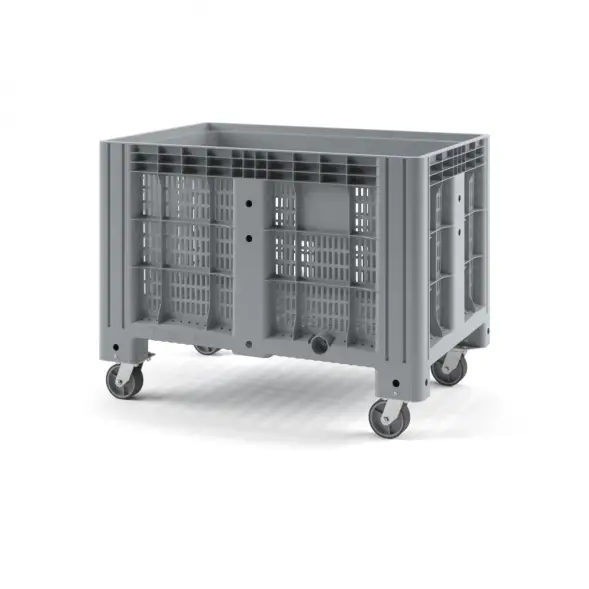 Контейнер iBox 1200х800х800 на колесах с пробкой 2"