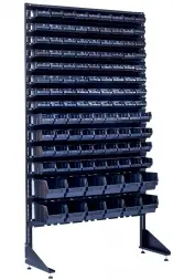 Стеллаж с пластиковыми ящиками 1801-8/4/2 CH