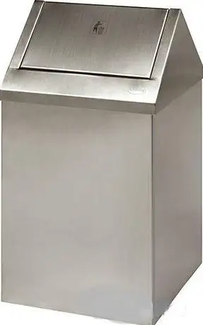 Урна Эклипс, 200х200х400 мм, шлифованная 12 л