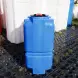 Емкость ST 2000л под плотность до 1.5 г/см3 с откидной крышкой синяя