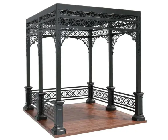 Беседка «Сити» квадратная, 6 опор Без подиума