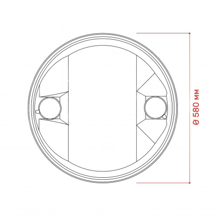 Бочка пластиковая с крышкой и двумя пробками L-Ring Plus, 227 л, синий [БП227.03/04]