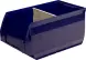 Ящик (лоток) пластиковый сплошной, 400x230x200 мм, 18.4 л, синий [5004]