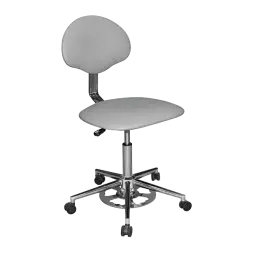 Кресло с ножным подъемом КР12 (обивка) светло-серое [10702]