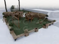 Комбинированная площадка для парков и скверов №6