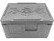 Термобокс пенополипропиленовый с крышкой STP Light, 400х300х220 мм, 14 л, 30 кг/м3, серый