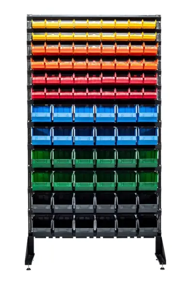 Стеллаж с пластиковыми ящиками 1801-2/4/6 CH-Kombo