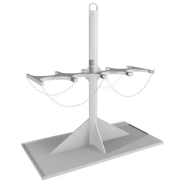 Стойка для баллонов ПБП-07-03 1300x680x1340 мм Серый