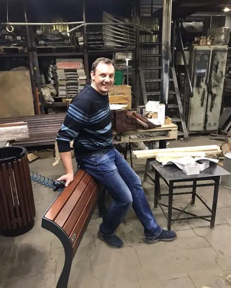 Скамейка стальная опорная «Флекс»