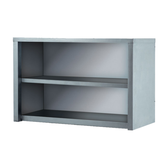 Полка полуоткрытая из нержавеющей стали [12304]