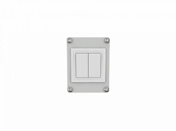 Выключатель двухклавишный для осветительных приборов ДВК