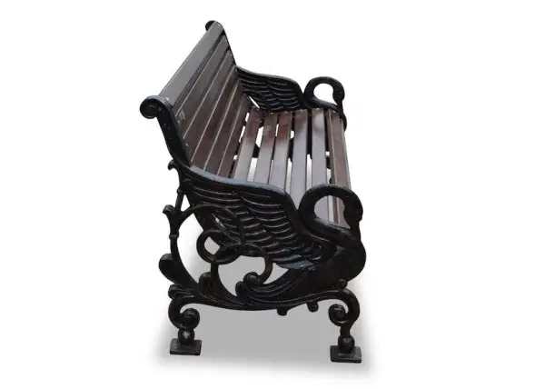 Скамейка чугунная «Лебеди» 1,8 м