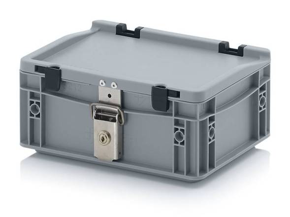 Евроконтейнер пластиковый с замком ED 32/12 1S