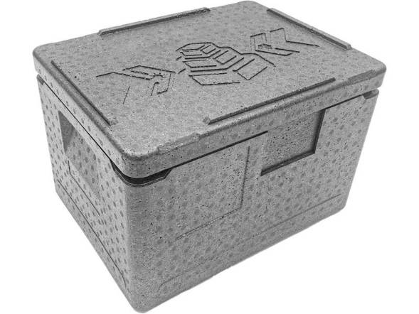 Термобокс пенополипропиленовый с крышкой STP Light, 400х300х270 мм, 18 л, 30 кг/м3