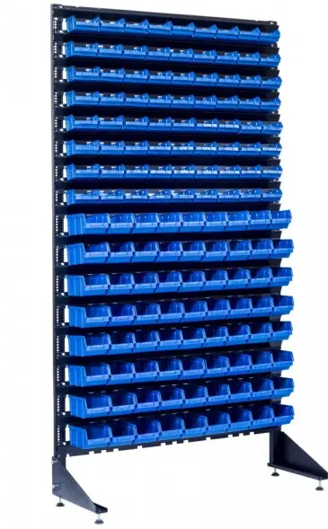 Стеллаж с пластиковыми ящиками 1801-8/8/0 S