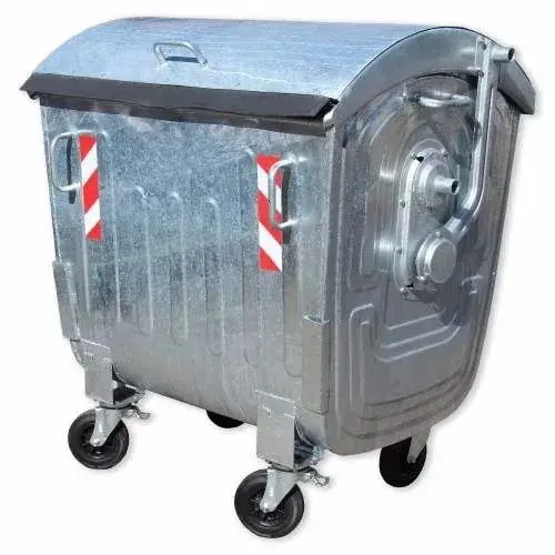 Контейнер металлический 1100 л. оцинкованный