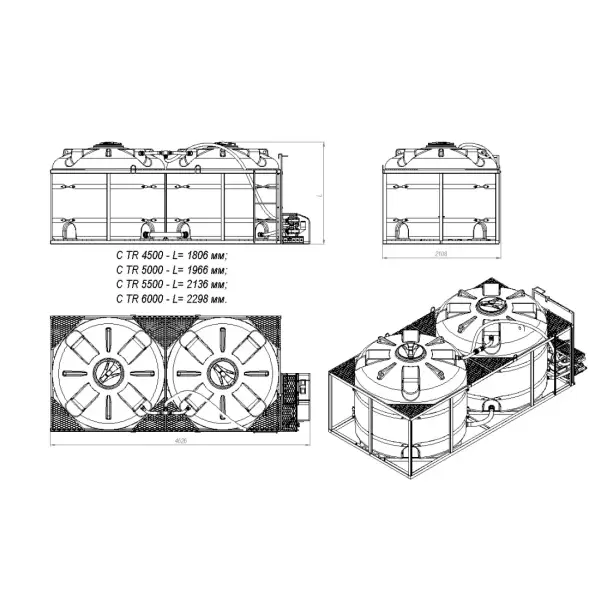 Кассета 9м3 TR для СЗР/воды ЛНКG2