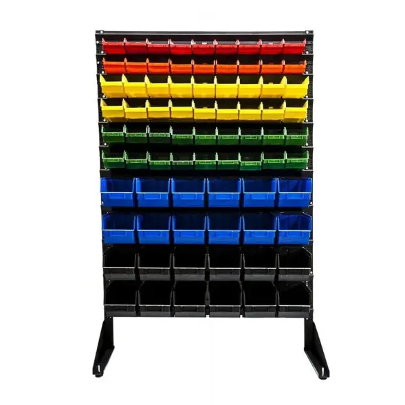 Стеллаж с пластиковыми ящиками 1501-2/4/4 CH-Kombo