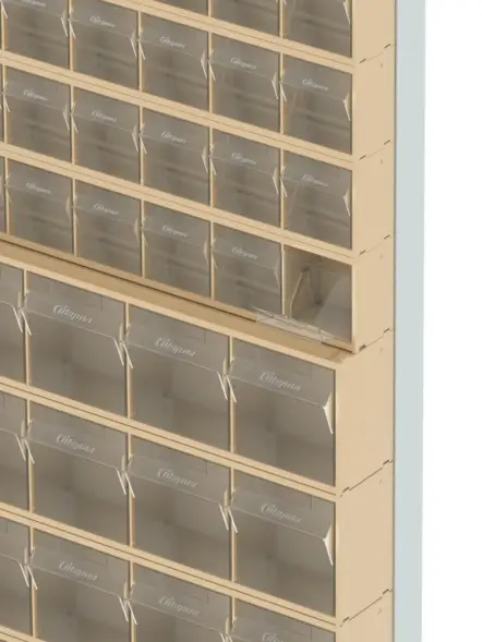 Стойка бежевая напольная Стелла-техник 403-10-06-00-B