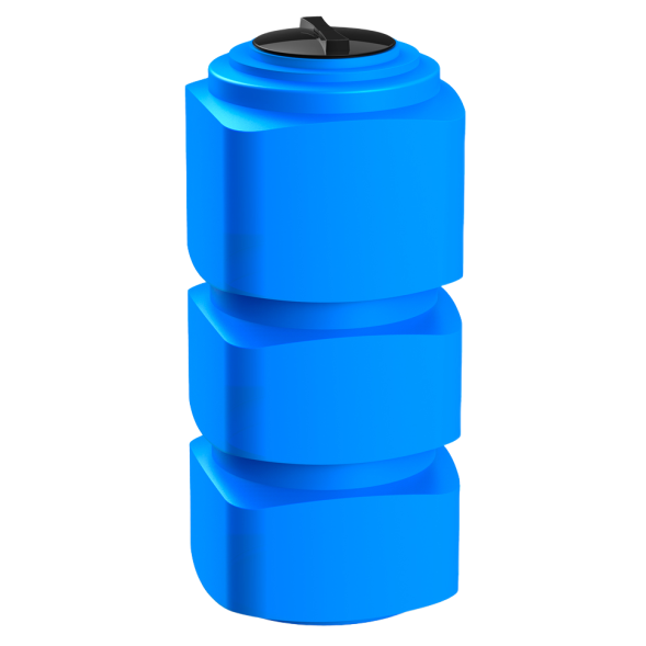 Емкость пластиковая для питьевой воды и дизельного топлива, 500 л, 1500x650x650 мм, синий [TF500S13]