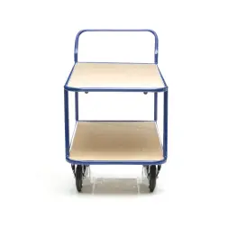 Тележка 2-х ярусная с фанерными платформами Стелла-техник КП-2-Ф-5-8-200-И, (500х800)