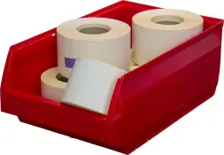 Ящик (лоток) пластиковый сплошной, 500x310x200 мм, 31 л, синий [5005]