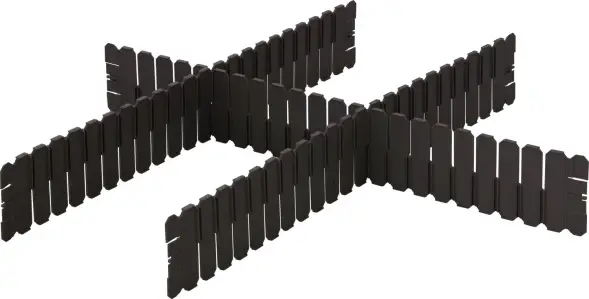 Разделитель для пластиковых ящиков DPS, 450x91 мм, черный [DPS 4591]