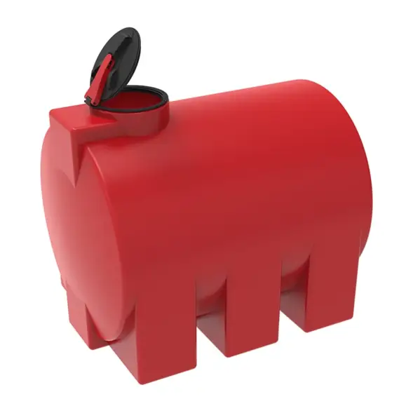 Емкость КАС 3000 ЭВГ с откидной крышкой красный